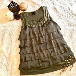Torrid Ruffle Layered Tank